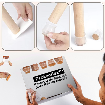 Protecflex™ Protetor de silicone para pés de móveis